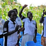 Image of women clapping